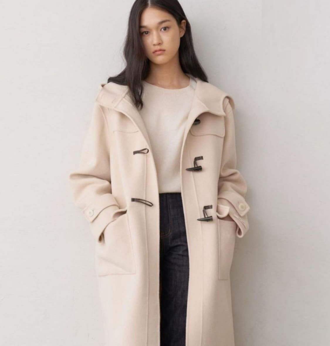 비뮤즈(B.MUSE) 베뉴엣 코지더플코트 프리사이즈 새상품 상품이미지1