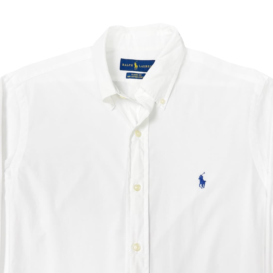 (M) 폴로 랄프로렌 스트레치 코튼 화이트 셔츠 상품이미지2