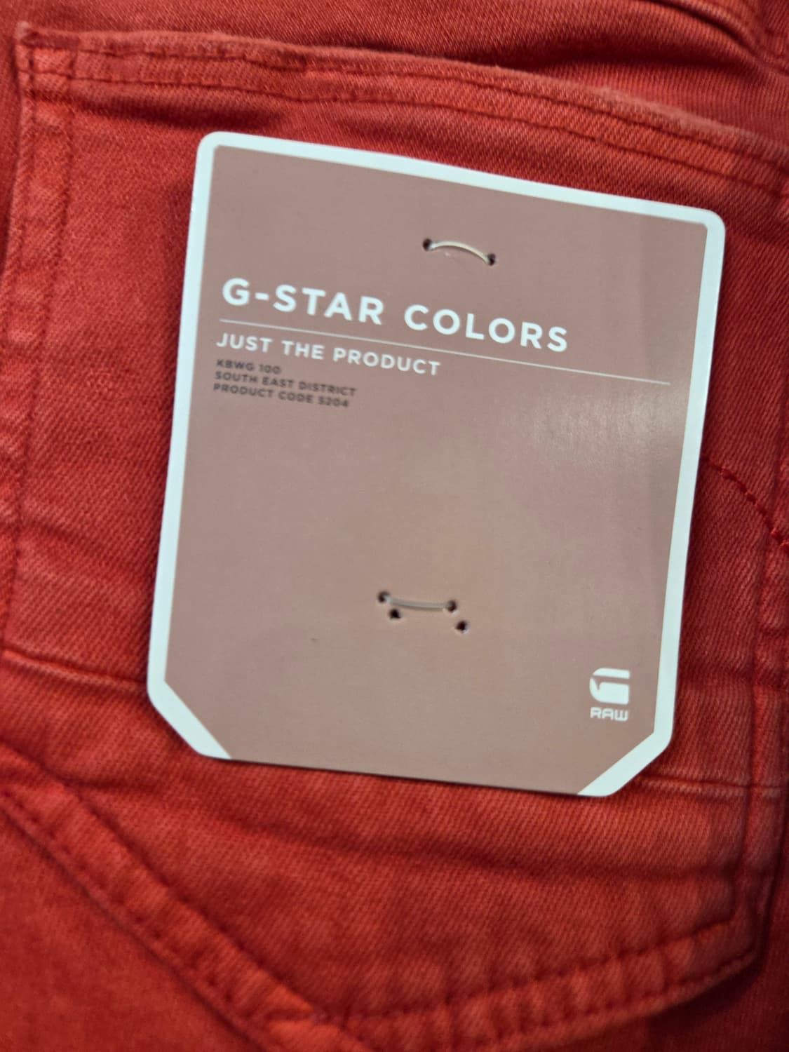 G스타 Raw 레드 스키니진(W25/L65cm)스판 상품이미지5