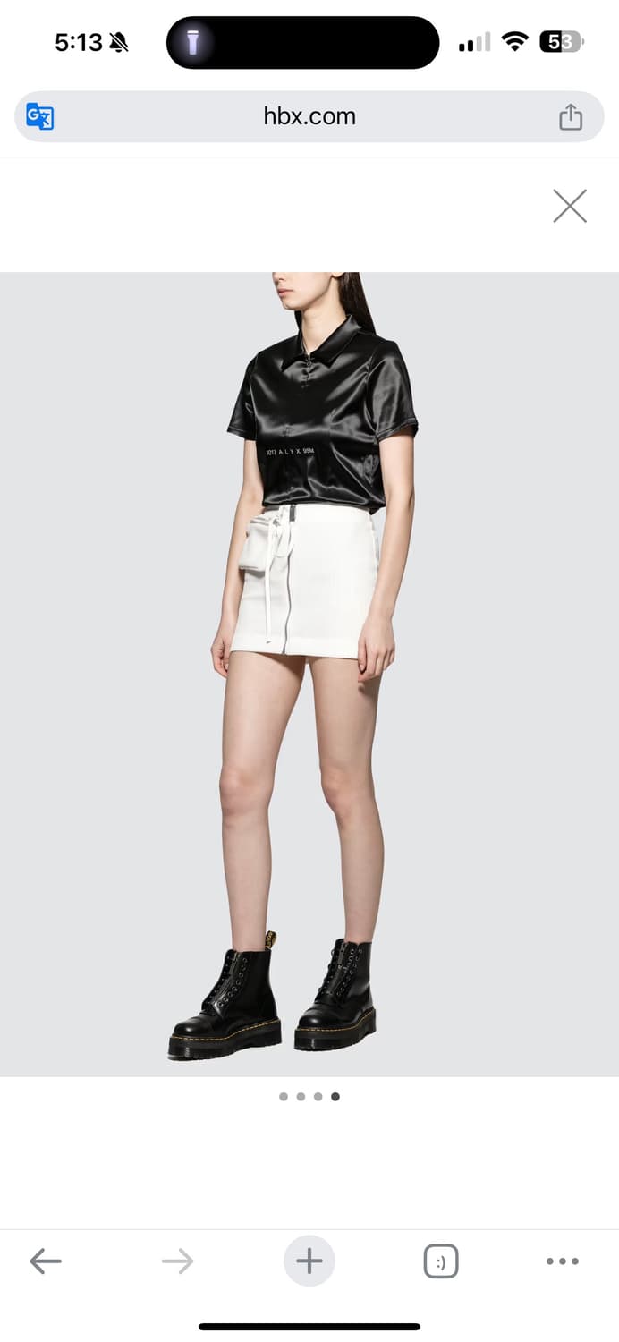 1017 ALYX 9SM Sabrina Zip Shirt - S 상품이미지4