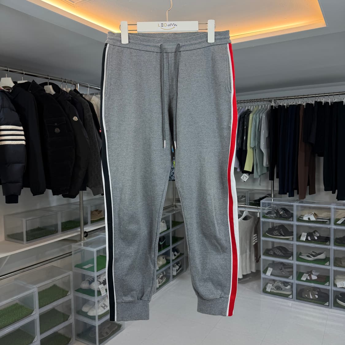 [리오브] 톰브라운 RWB 스트라이프 사이드 트랙 조거팬츠 상품이미지1