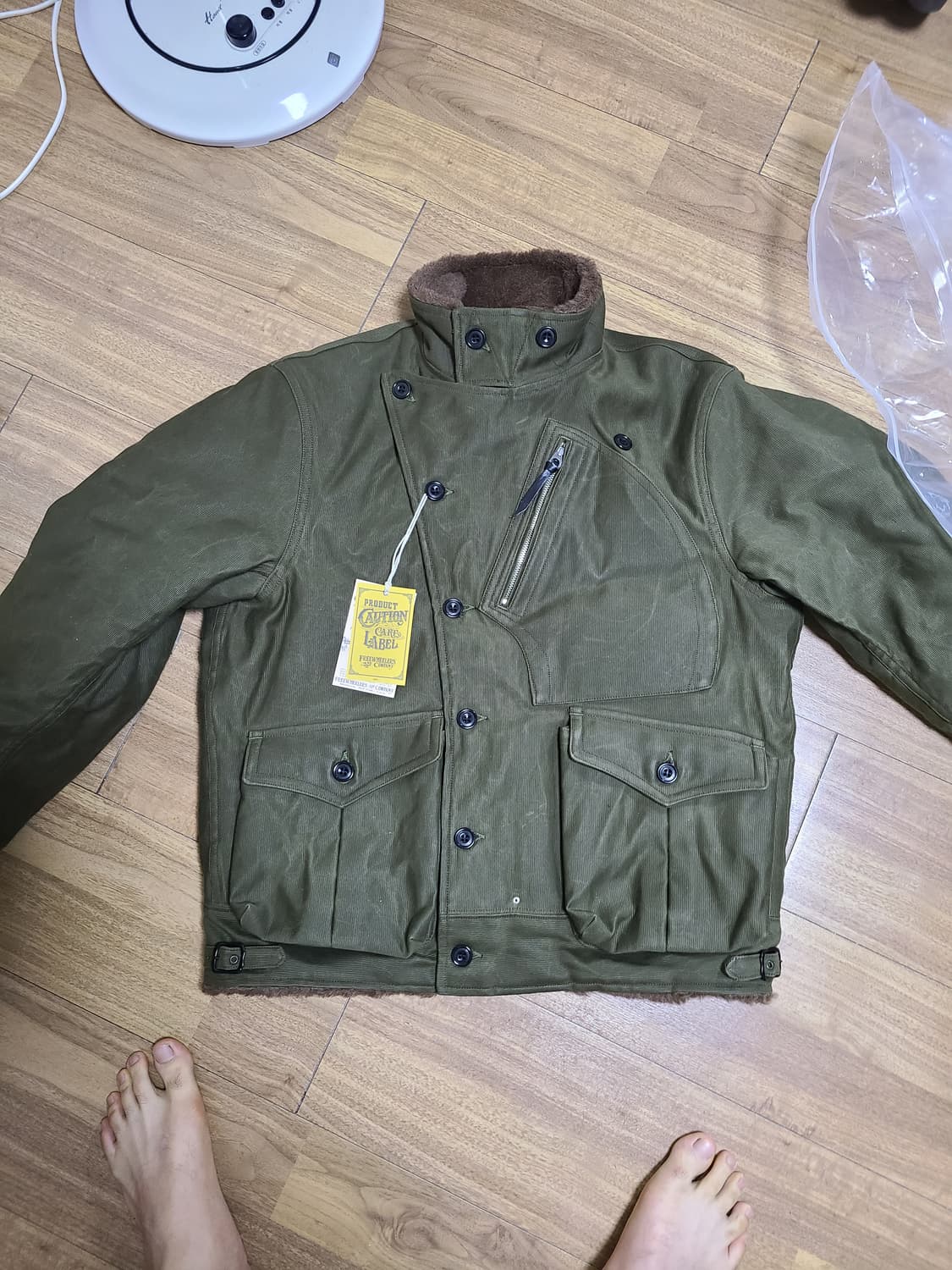 프리휠러스 윈터에비에이터 자켓 42size 상품이미지2