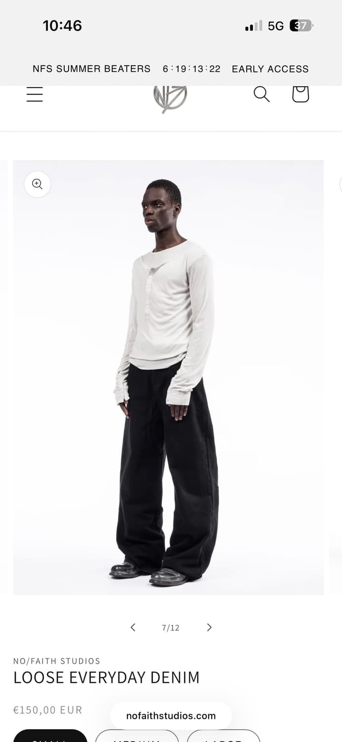 Loose everday denim S 상품이미지2