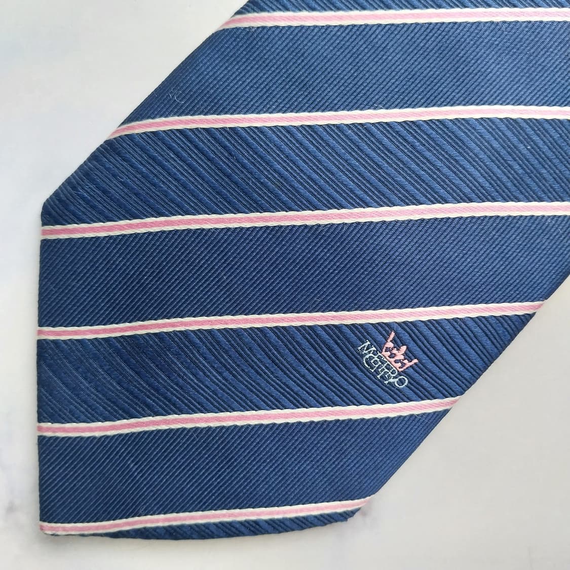 메트로시티 네이비 스트라이프 넥타이 8.3cm A+등급 K2396
 상품이미지7