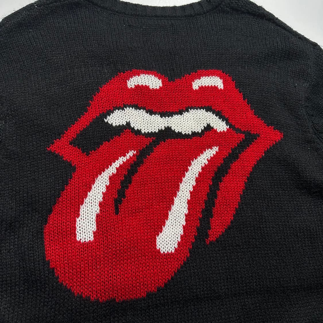 롤링스톤스 Rolling Stones 빅로고 케이블니트 상품이미지3