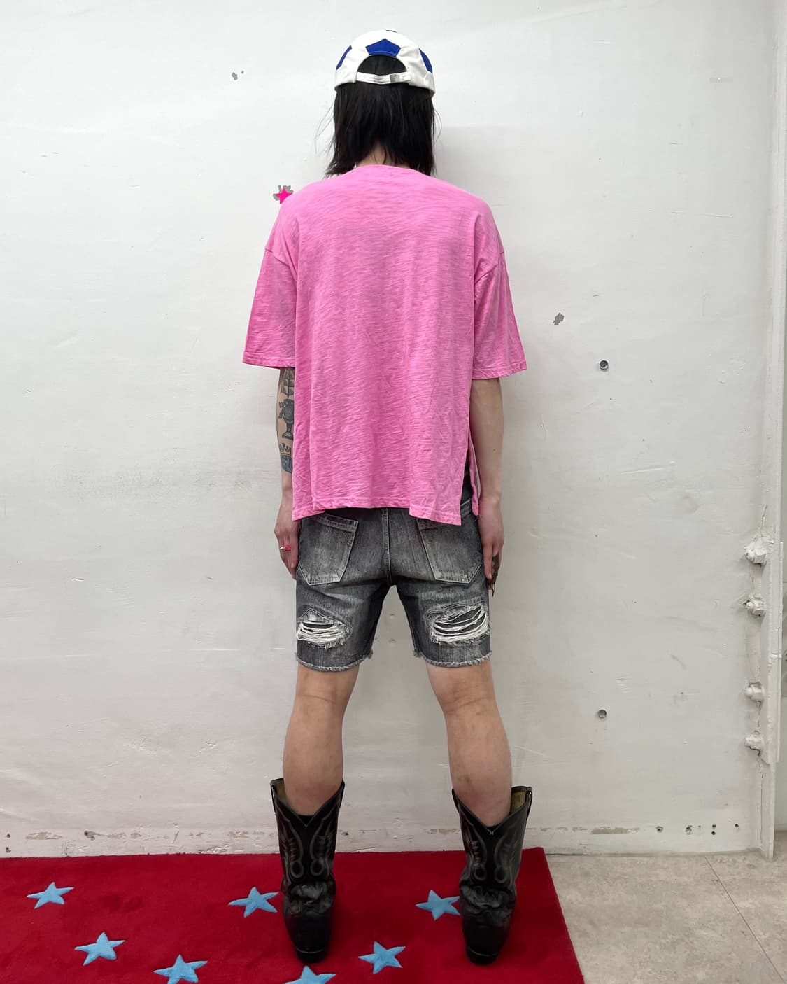 Rock Damage Pink T-shirt 상품이미지4