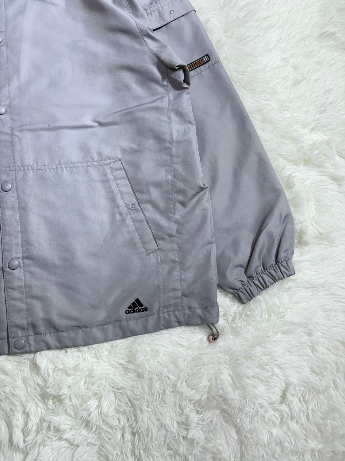 아디다스 90‘s 그레이 빅로고 코치자켓  상품이미지6