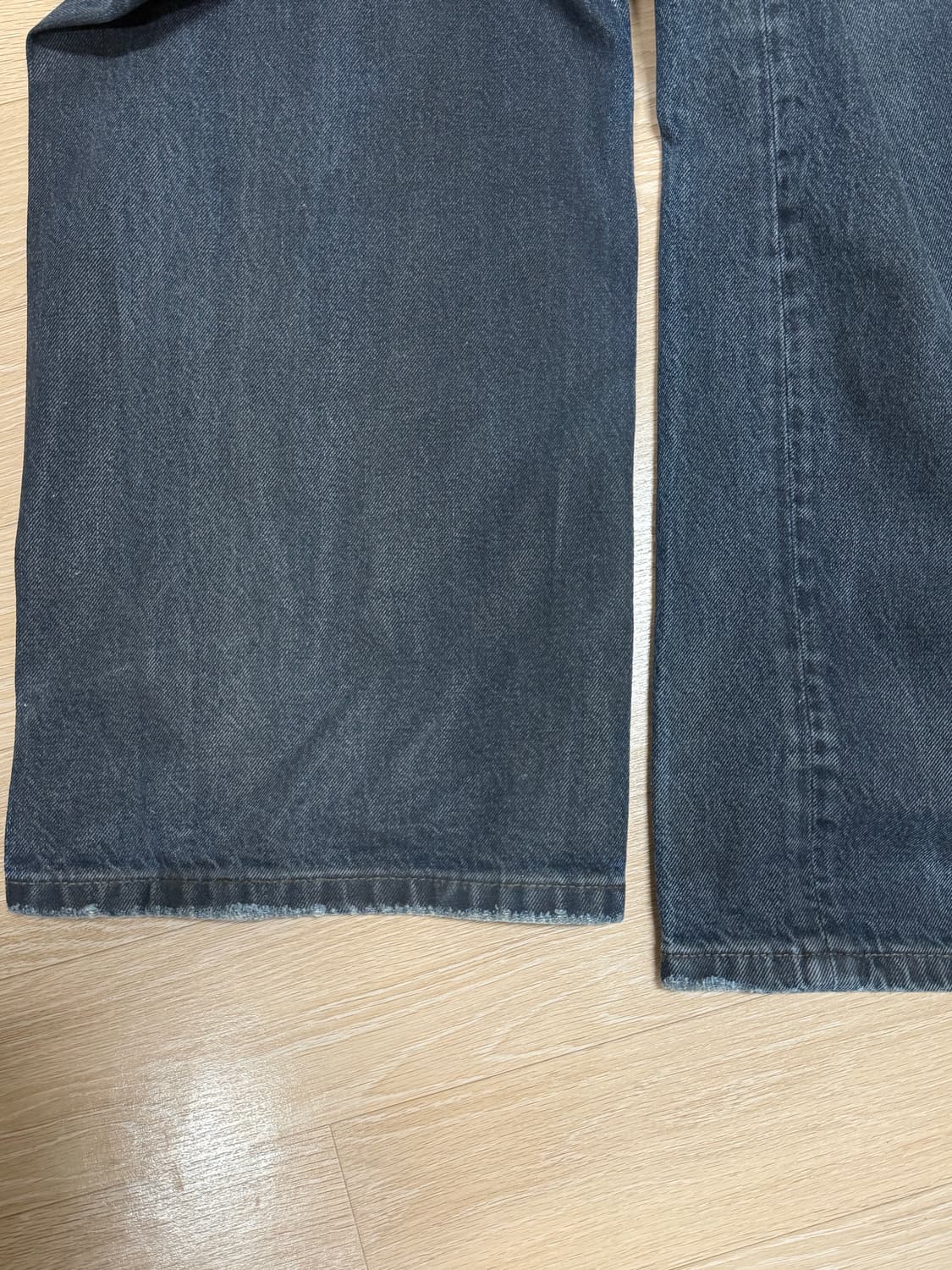 이예 yiyae 워싱 왁싱 데님 팬츠 상품이미지7