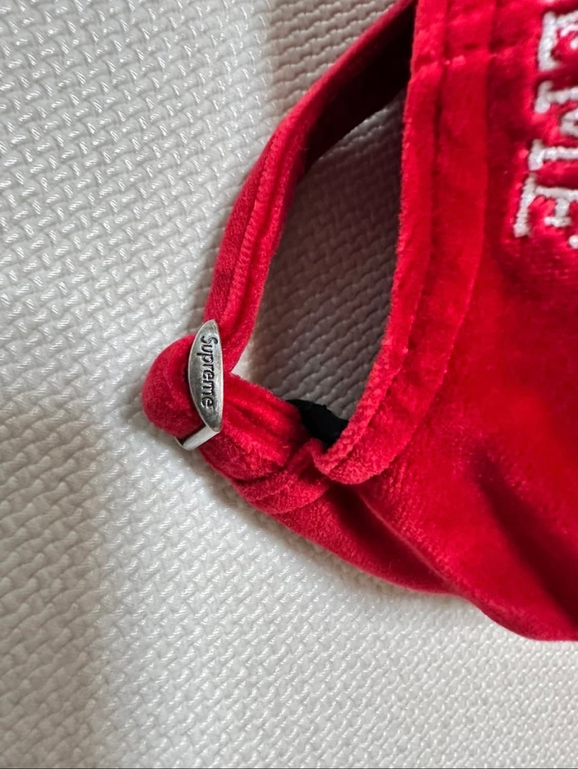 슈프림 벨벳 s로고 볼캡 상품이미지4