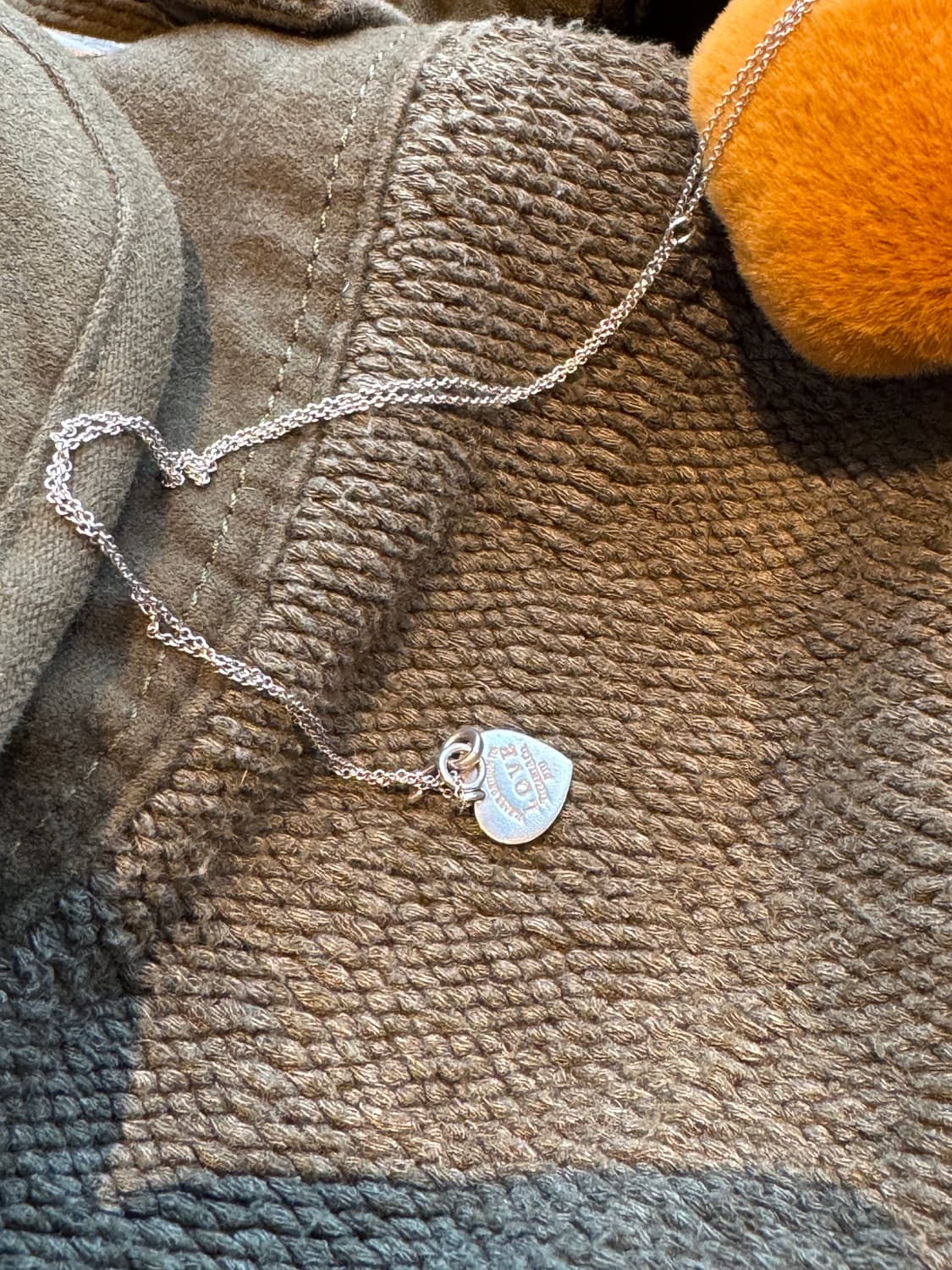 티파니앤코 목걸이 러브하트키 팬던트  상품이미지2