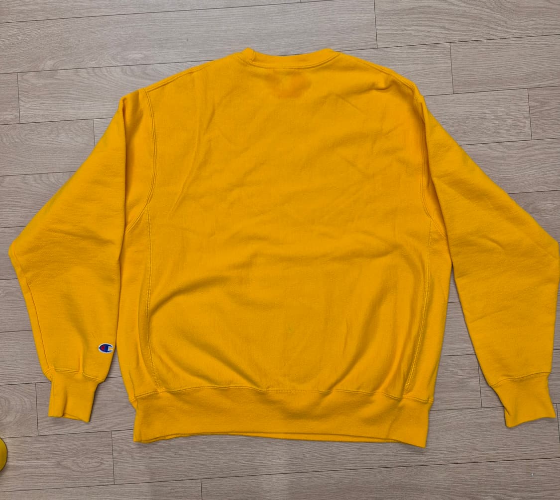 챔피온 리버스위브 맨투맨 옐로우 상품이미지2