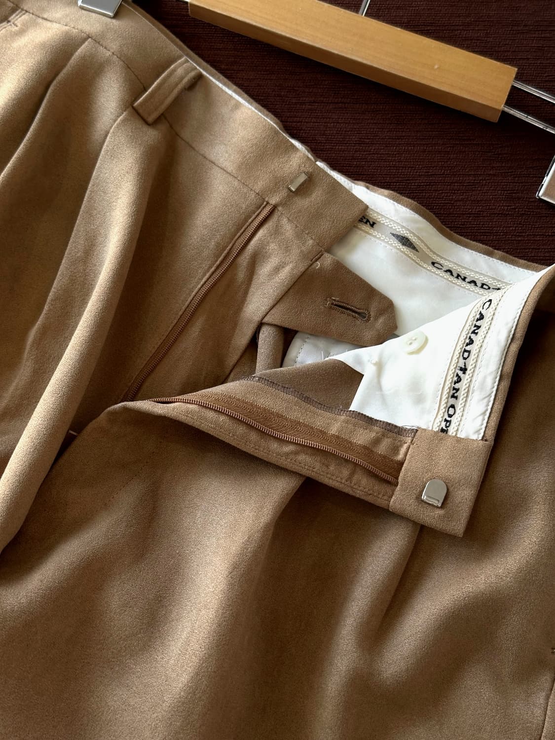 Fake suede 2 pleats trousers 상품이미지6