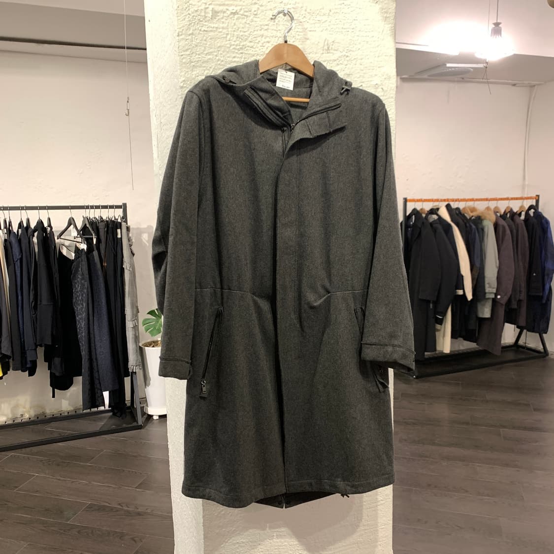 랑방 후드 코트 상품이미지1