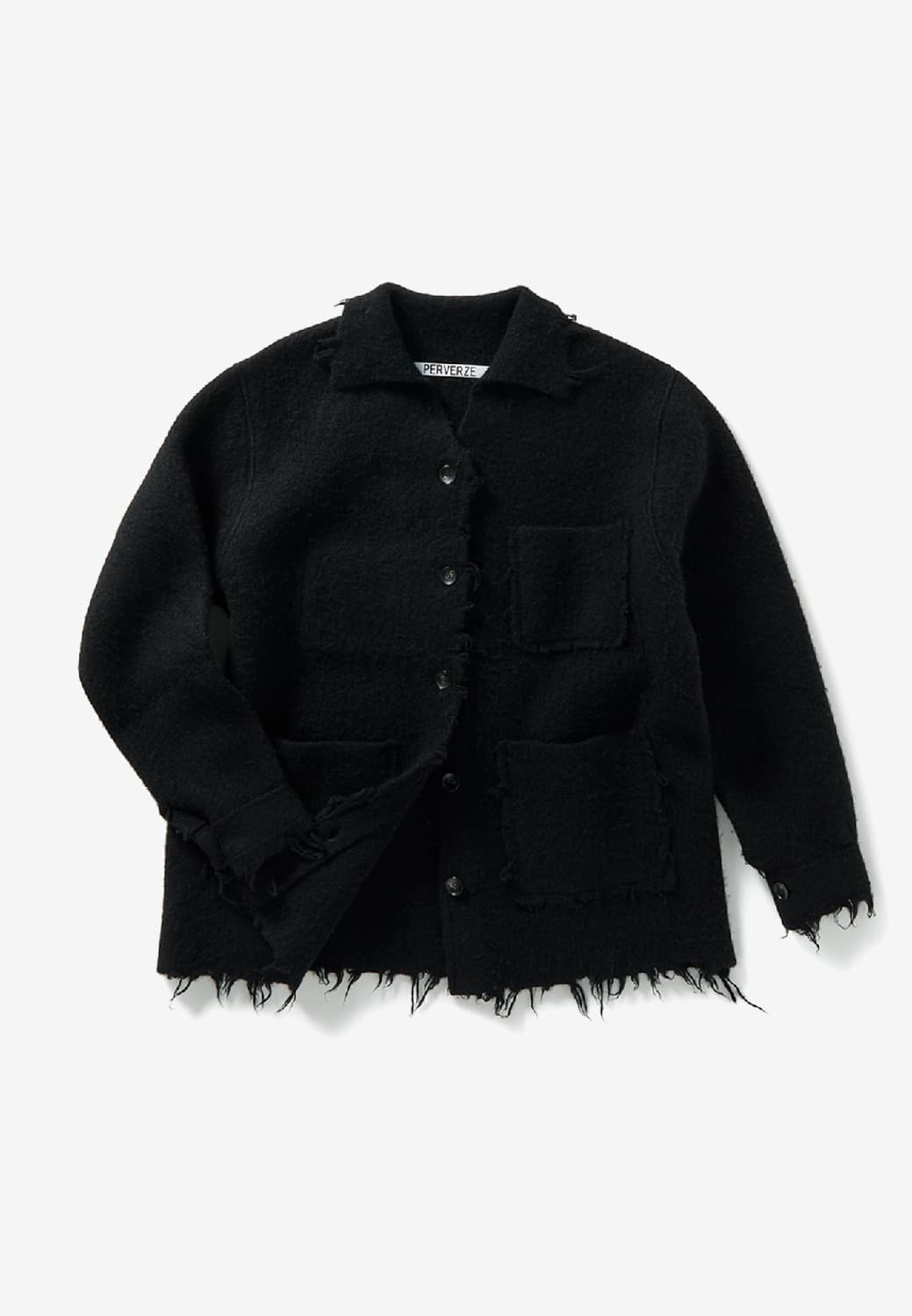 F) 퍼버즈 PERVERZE 25FW CRASH KNIT COAT 상품이미지6