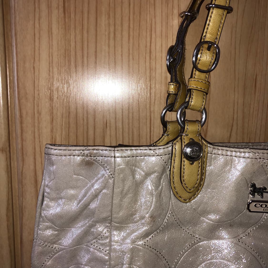 코치 골드펄 숄더백 🎇  상품이미지3