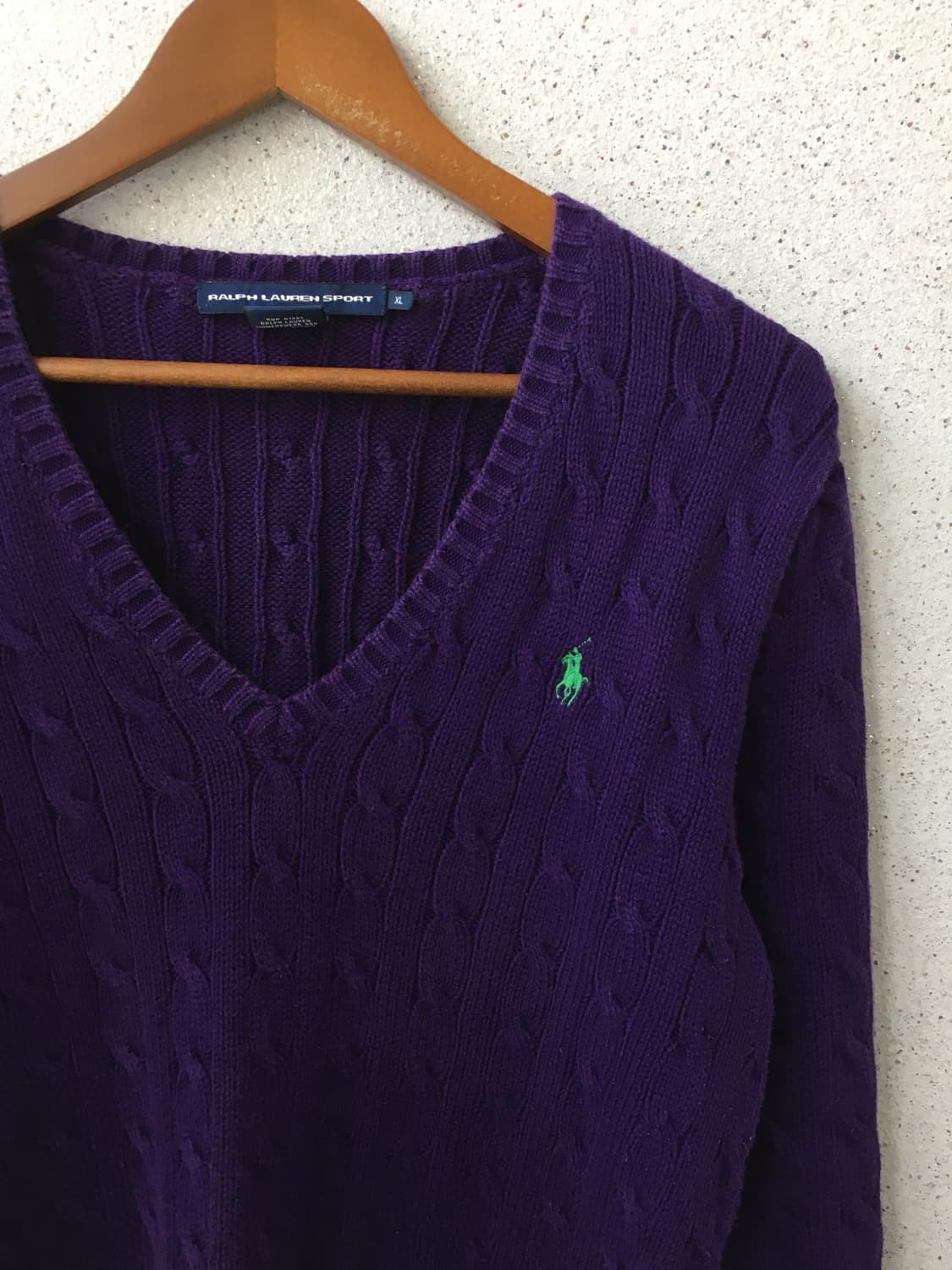 폴로 랄프로렌 꽈배기 니트 상품이미지2