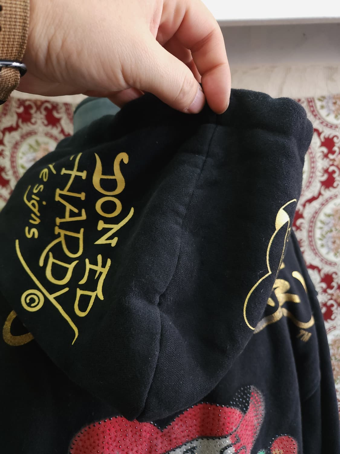 에드하디 빅스컬 나염 스팽글 후드 집업 자켓

 상품이미지3