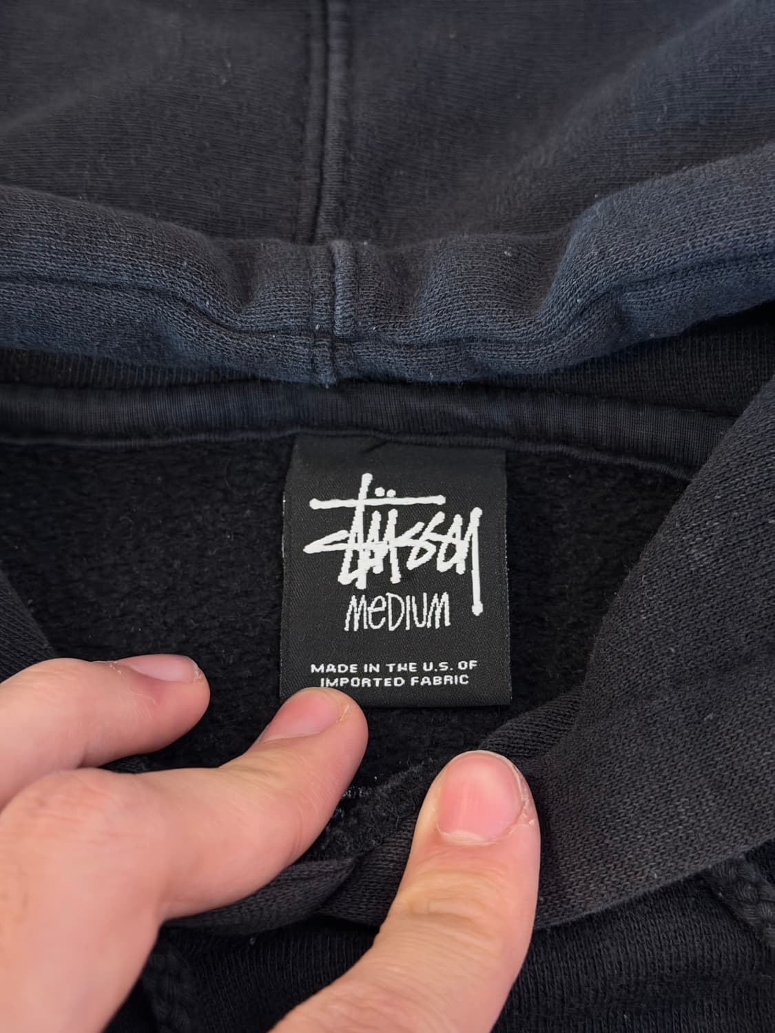 스투시 MTV YO RAPS 갱스터 후드티 블랙 상품이미지6