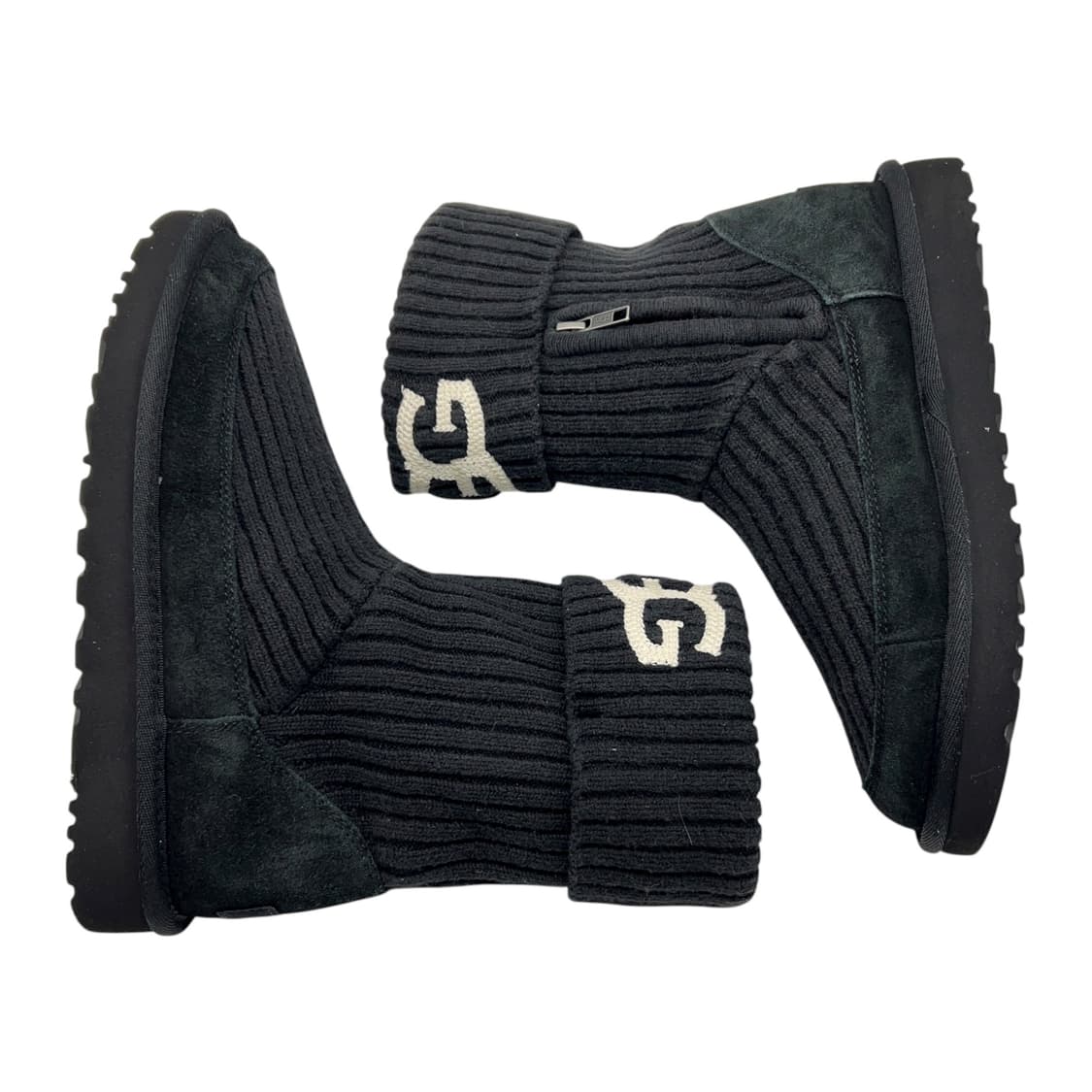 240 W 어그 니트 부츠 블랙 상품이미지2