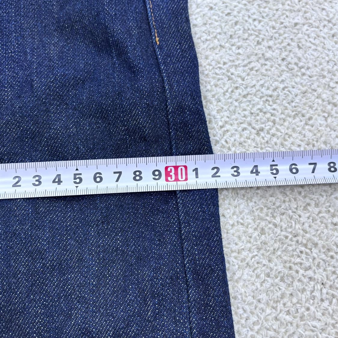 34 빈티지 진청 스트레이트 데님 팬츠 0415E 상품이미지8