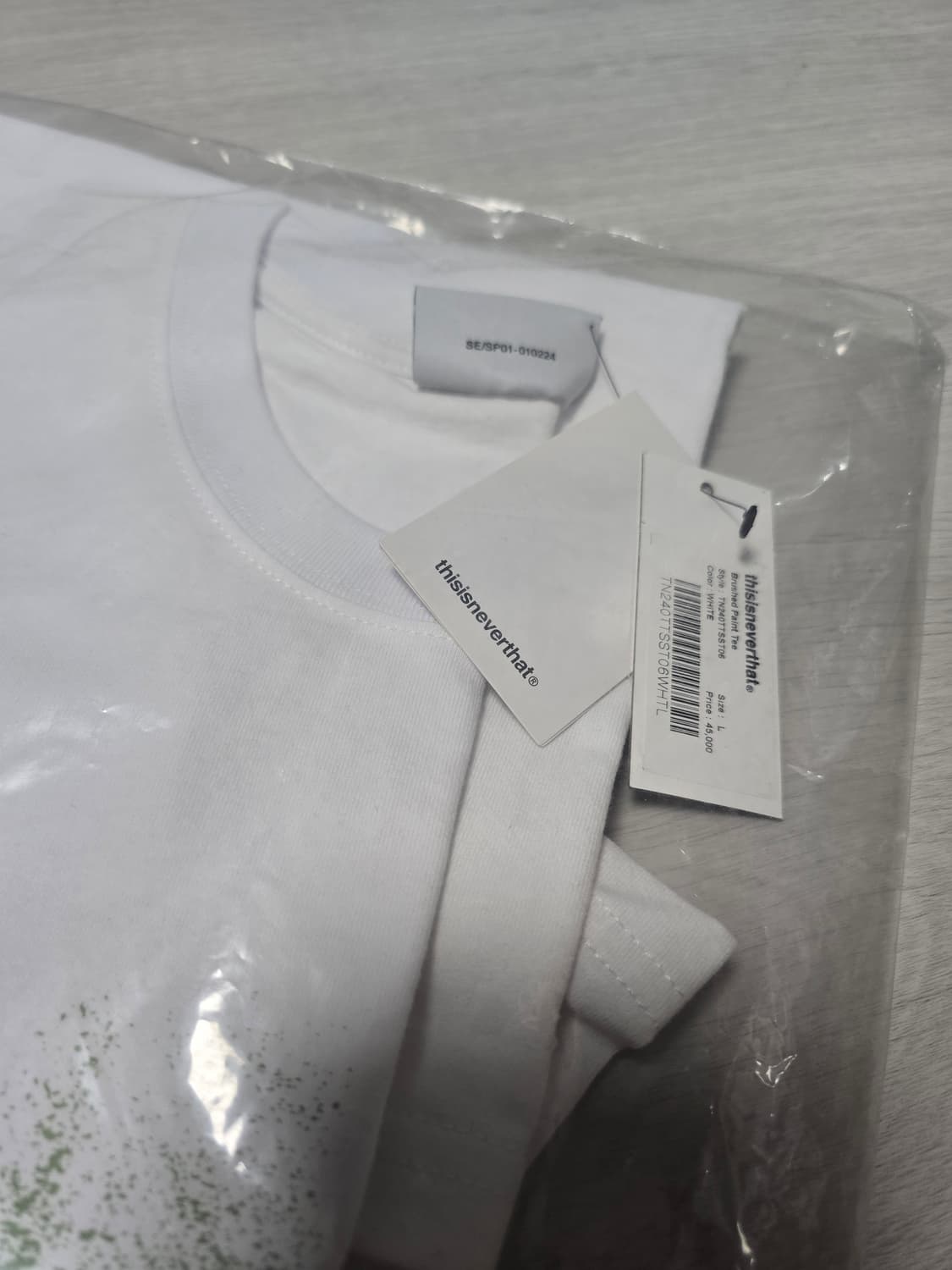 디스이즈네버댓 brushed paint tee L 상품이미지2