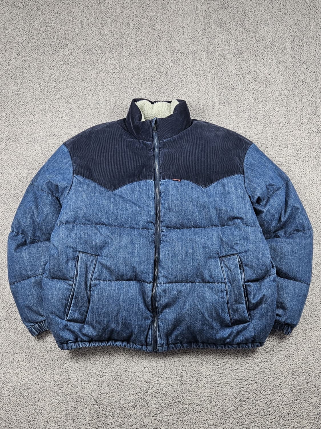 리바이스 슈퍼 푸퍼 데님 패딩 자켓 ( L ) / 10394 상품이미지1