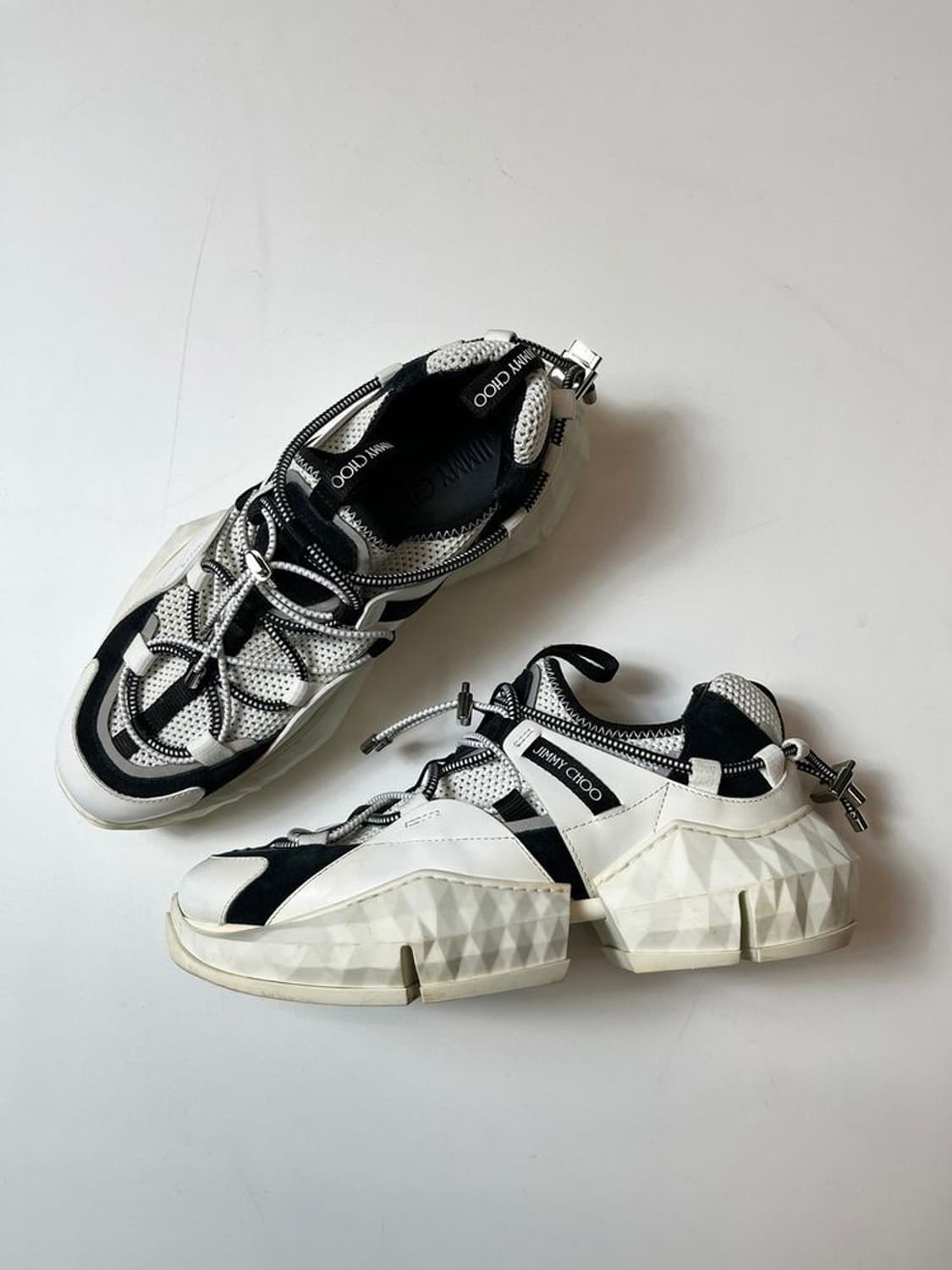 지미추 Jimmy Choo 20'ss 다이아몬드 트레일 스니커즈Q1345 상품이미지1