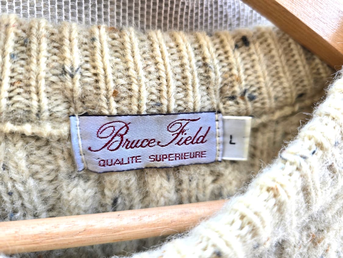 90s 브루스 필드 피셔맨 니트 (made in scotland) 상품이미지5