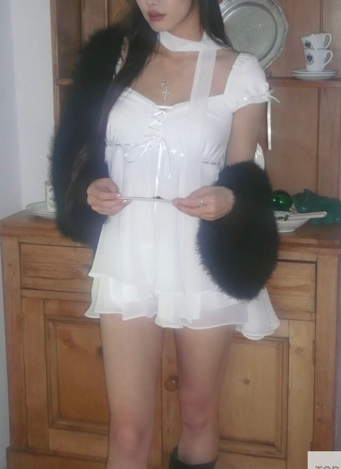 엔젤넘버555 스노우 엔젤 블라우스 상품이미지4