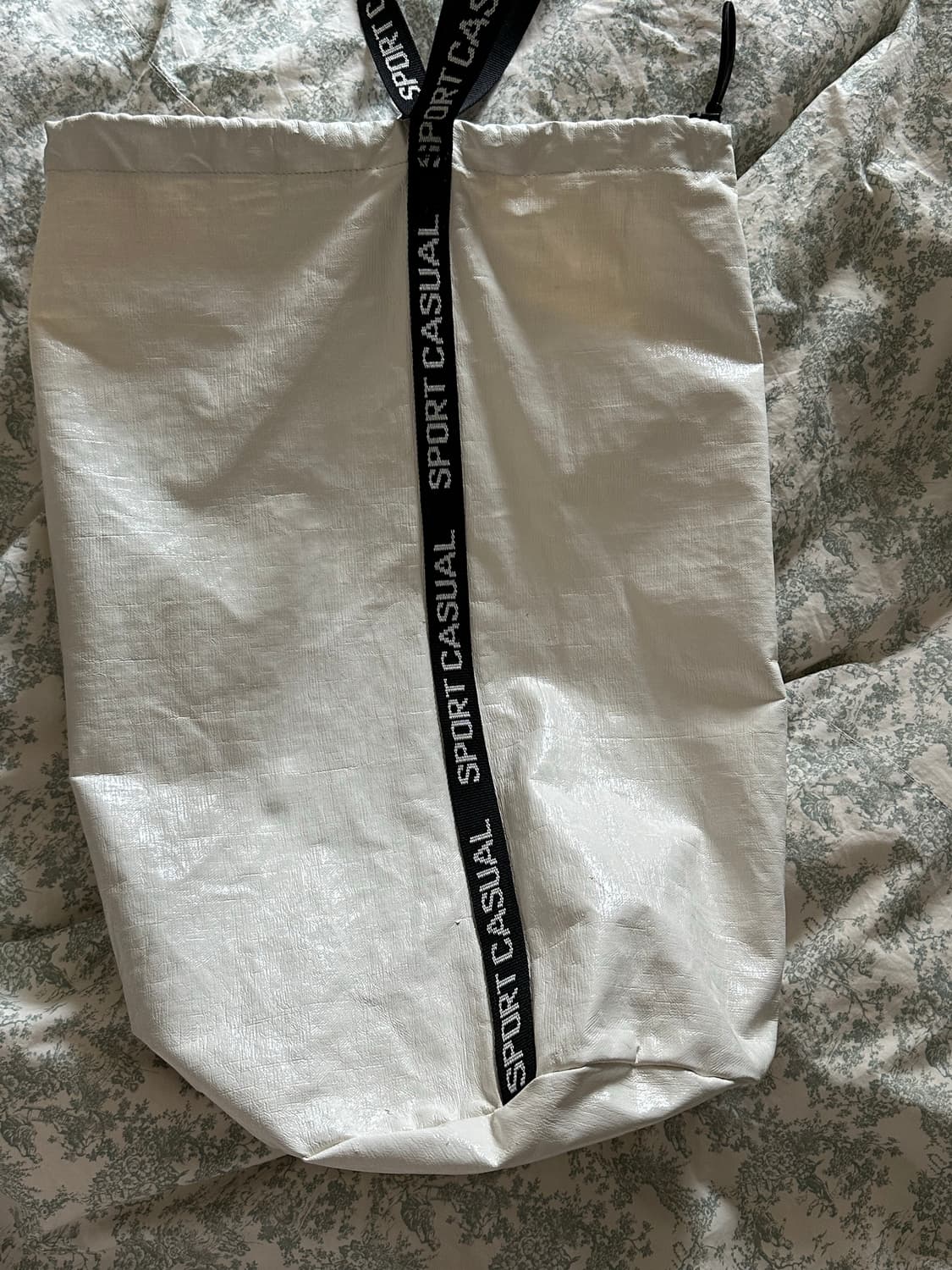 헤리티지플로스 페이턴트 스포츠백 화이트 상품이미지6