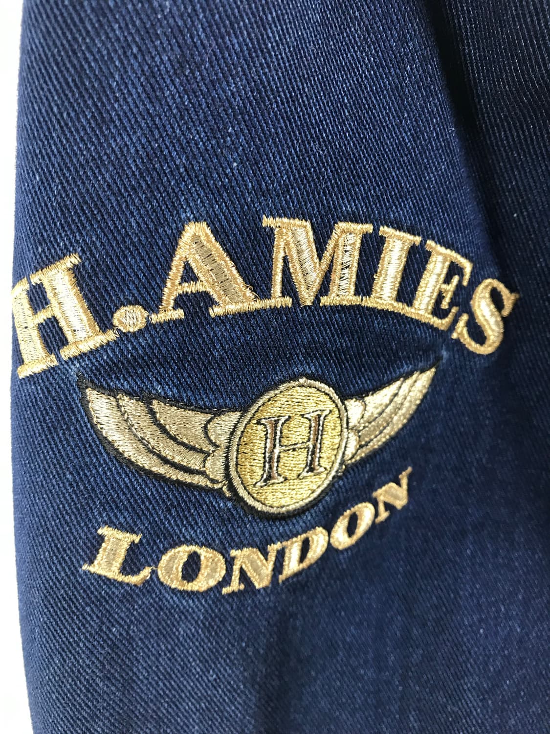 Jeans London 데님 라이더 자켓 올드스쿨 y2k 청남방 빈티지 상품이미지4