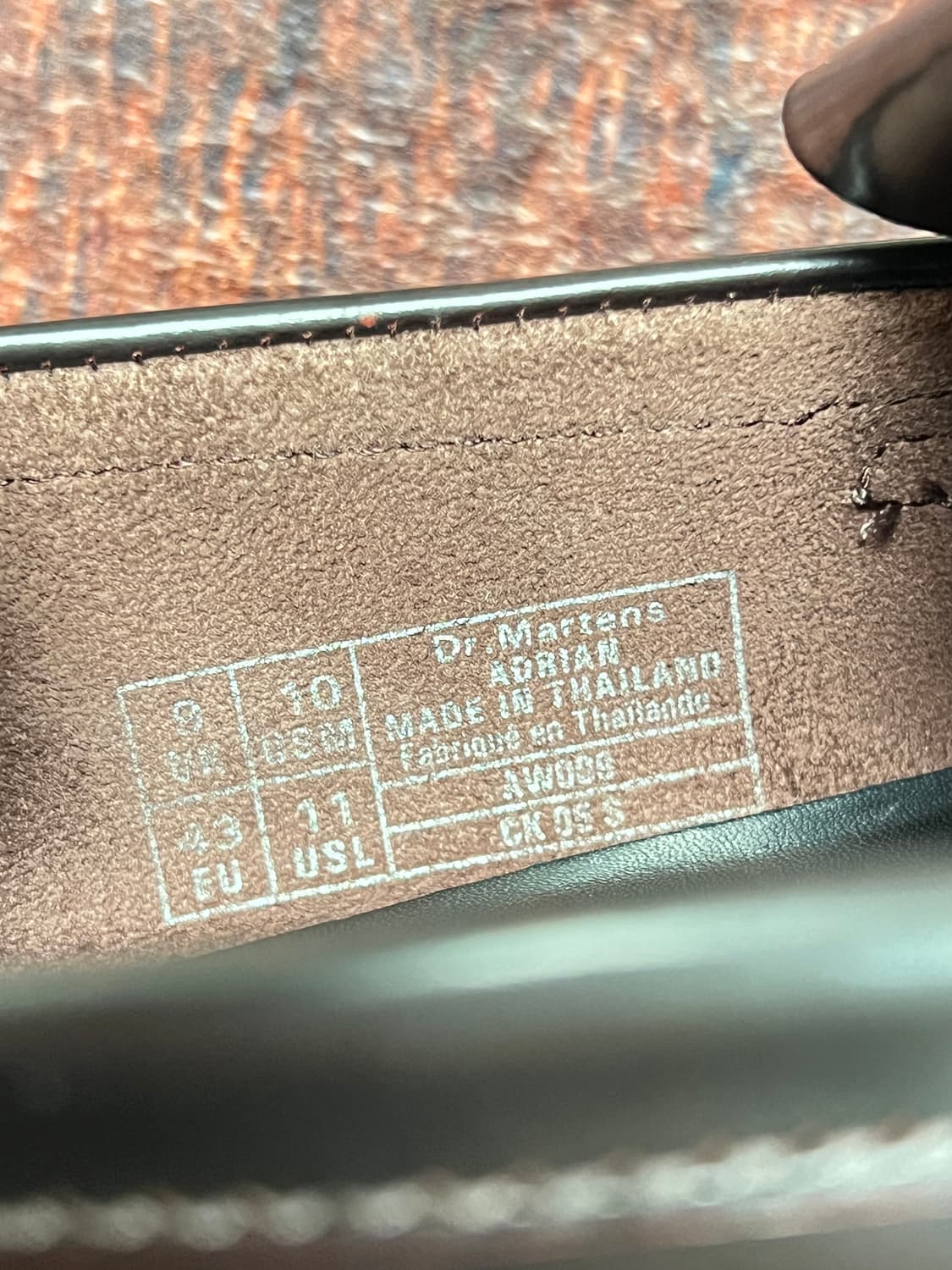 [43] 닥터마틴 아드리안 버건디 테슬로퍼 상품이미지7