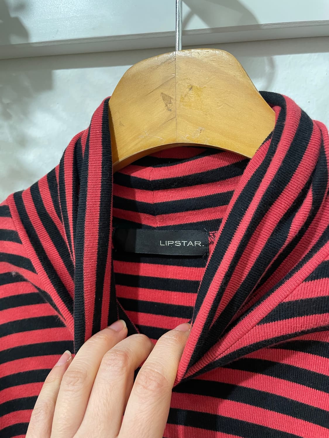 LIPSTAR Y2k stripe sleeve 상품이미지10