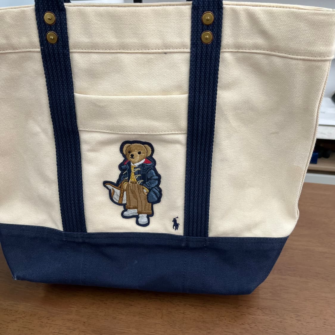 폴로랄프로렌 베어 캔버스 토트백 상품이미지2