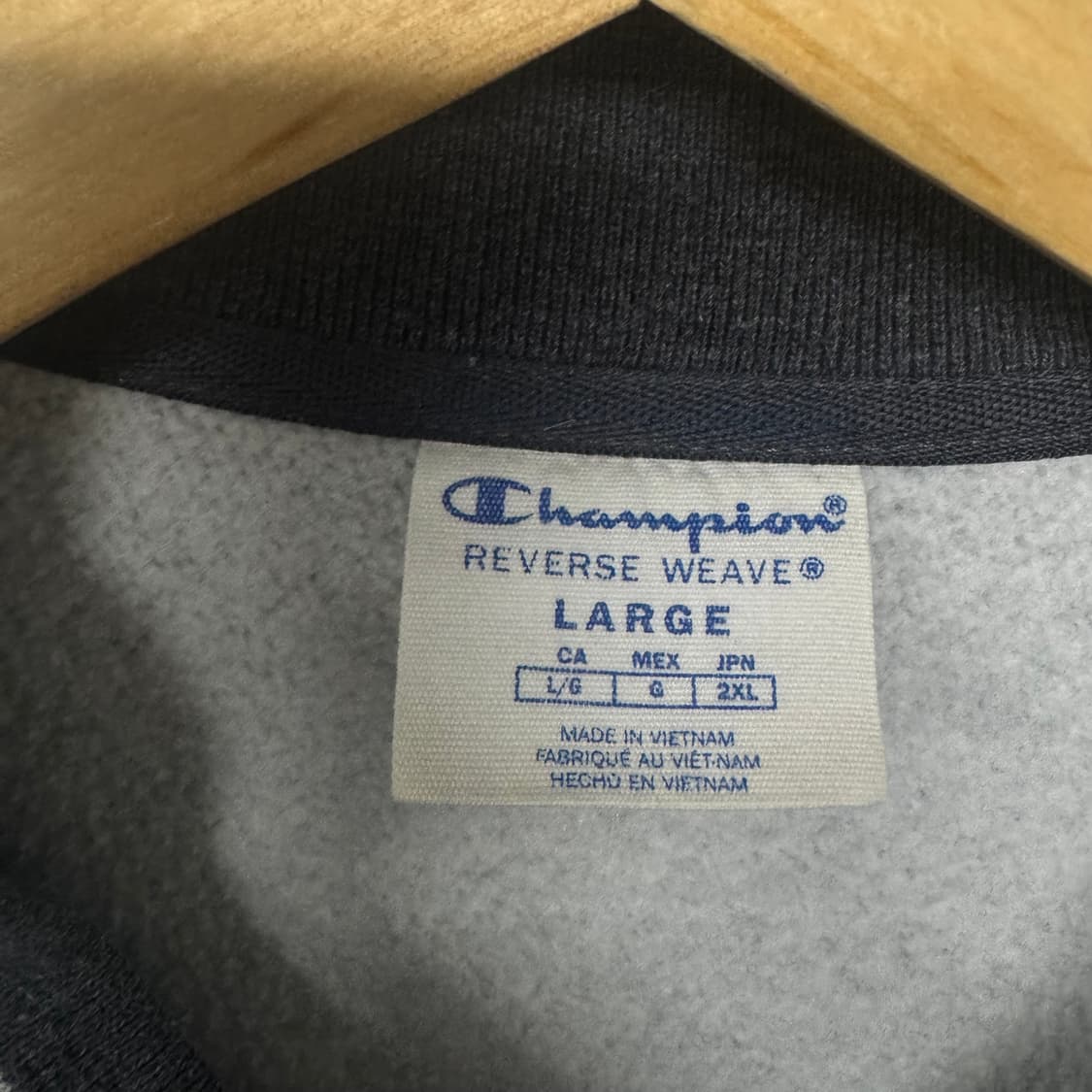 챔피온 로고 리버스위브  바시티자켓 상품이미지3