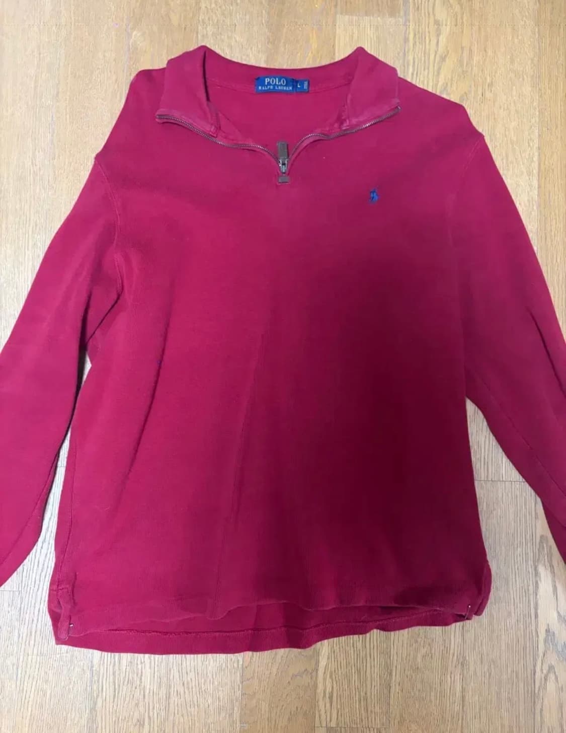 폴로 니트 반집업 상품이미지1