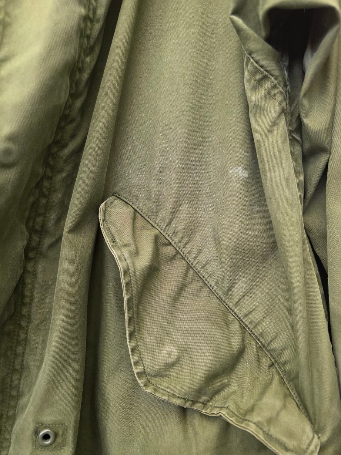 m65 피쉬테일 야상 점퍼 내피x L 상품이미지6