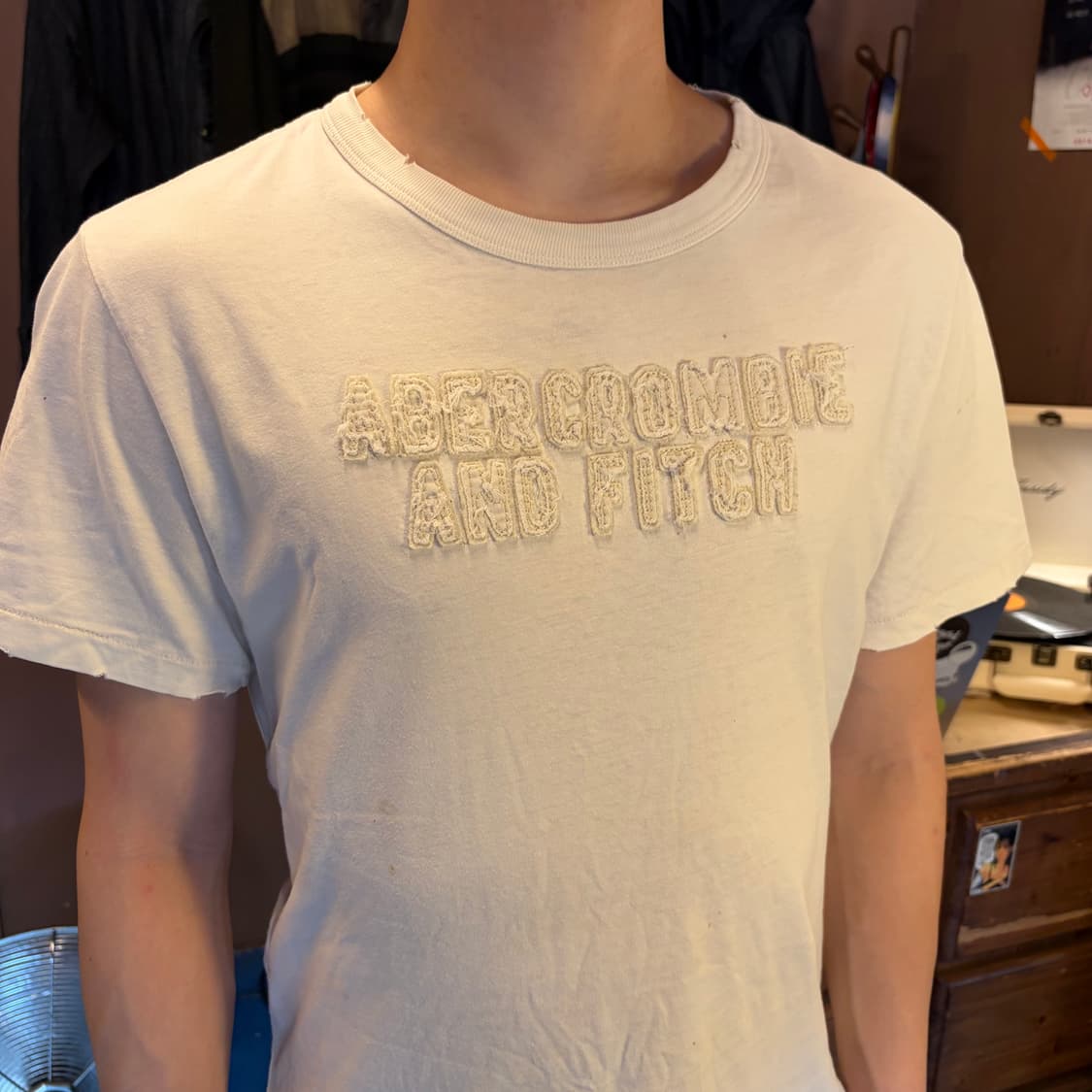 ABERCROMBIE AND FITCH 빈티지 디스트레스드 티셔츠 상품이미지5