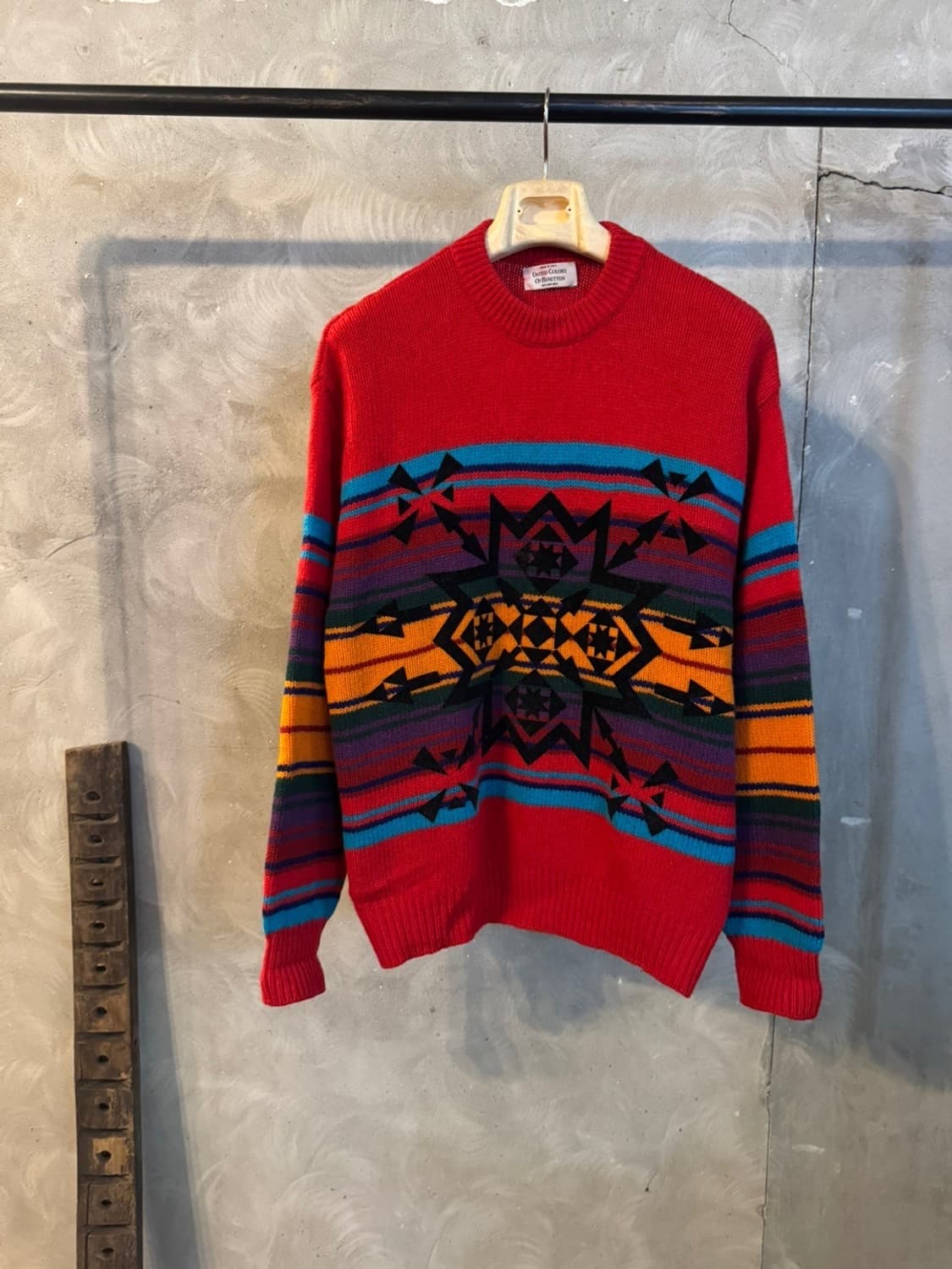 베네통 나바호 램스울 니트 100~105 상품이미지1