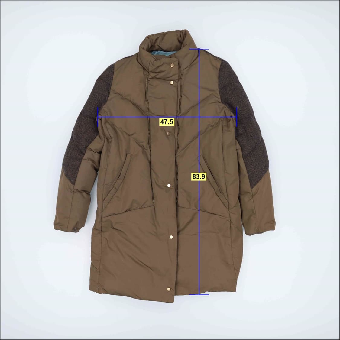 [82-94-160] 한섬시스템 여성 구스패딩 1229H1 상품이미지6