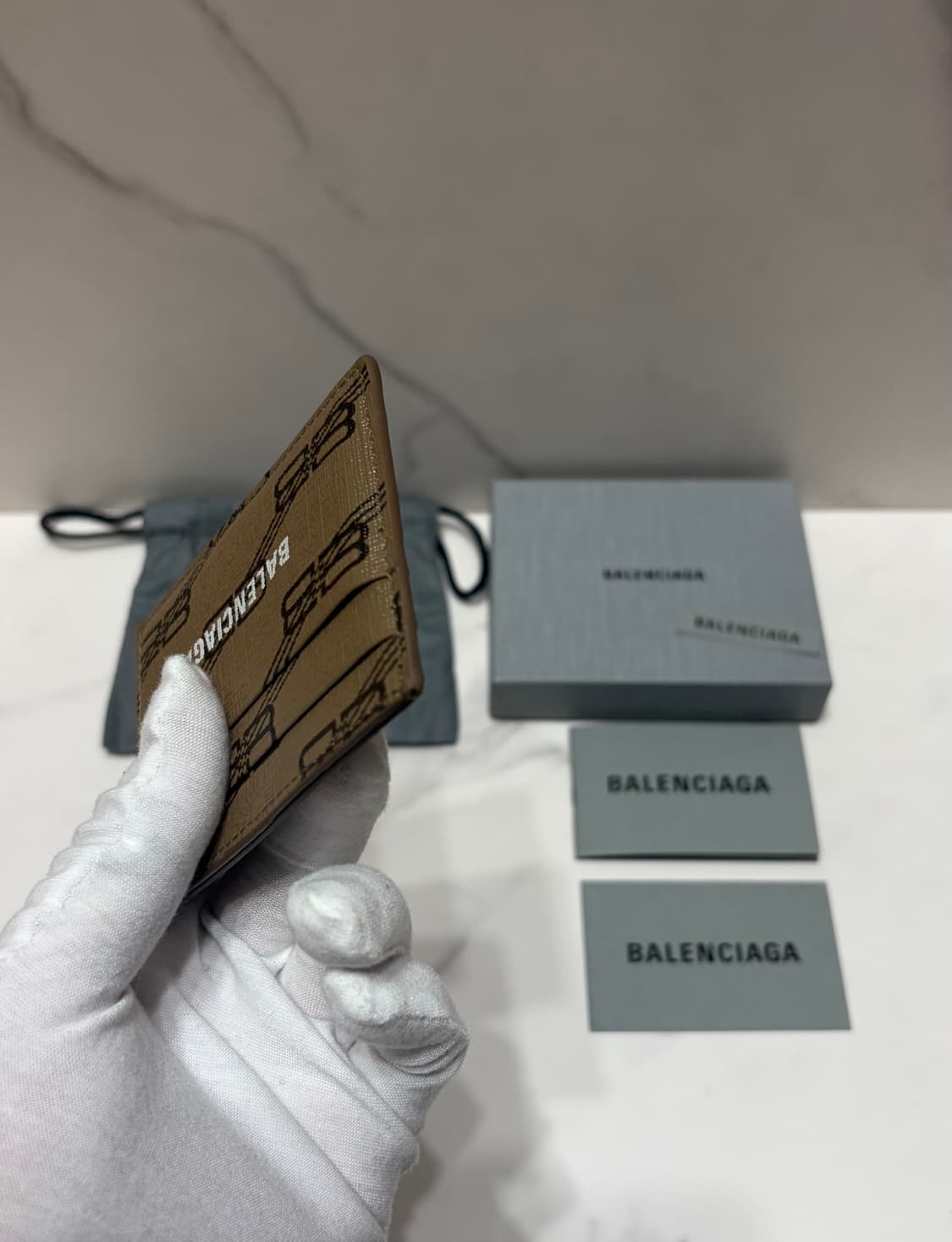 [정품] S급 발렌시아가 시그니처 카드지갑 상품이미지7