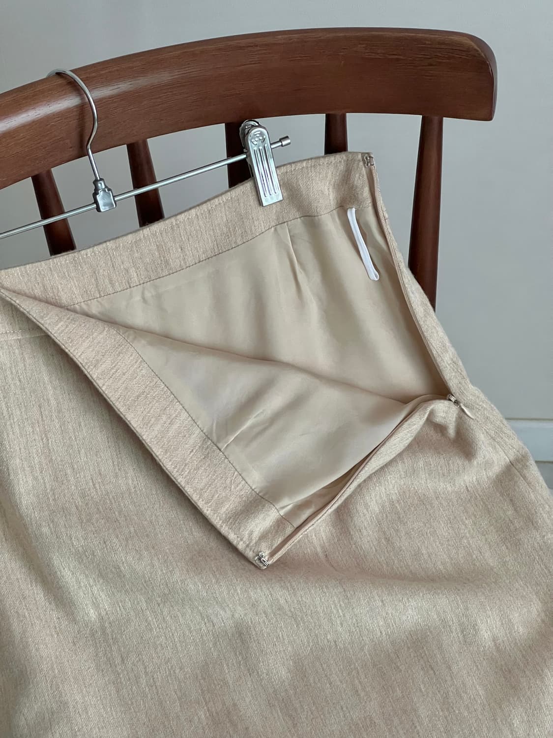 쿠레쥬 울 앙고라 캐시미어 스커트 꾸레쥬 상품이미지7