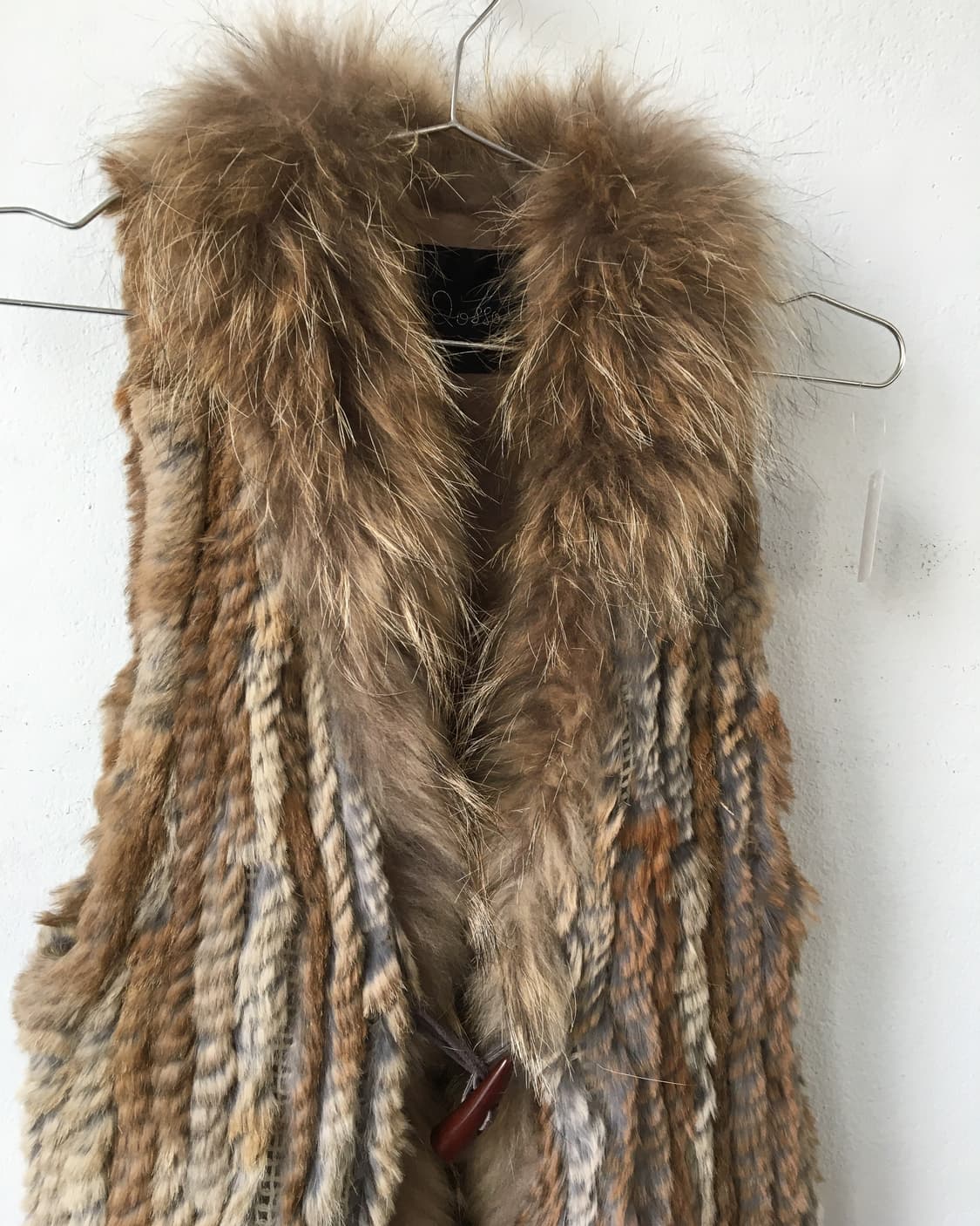 Mixed fur vest 상품이미지4