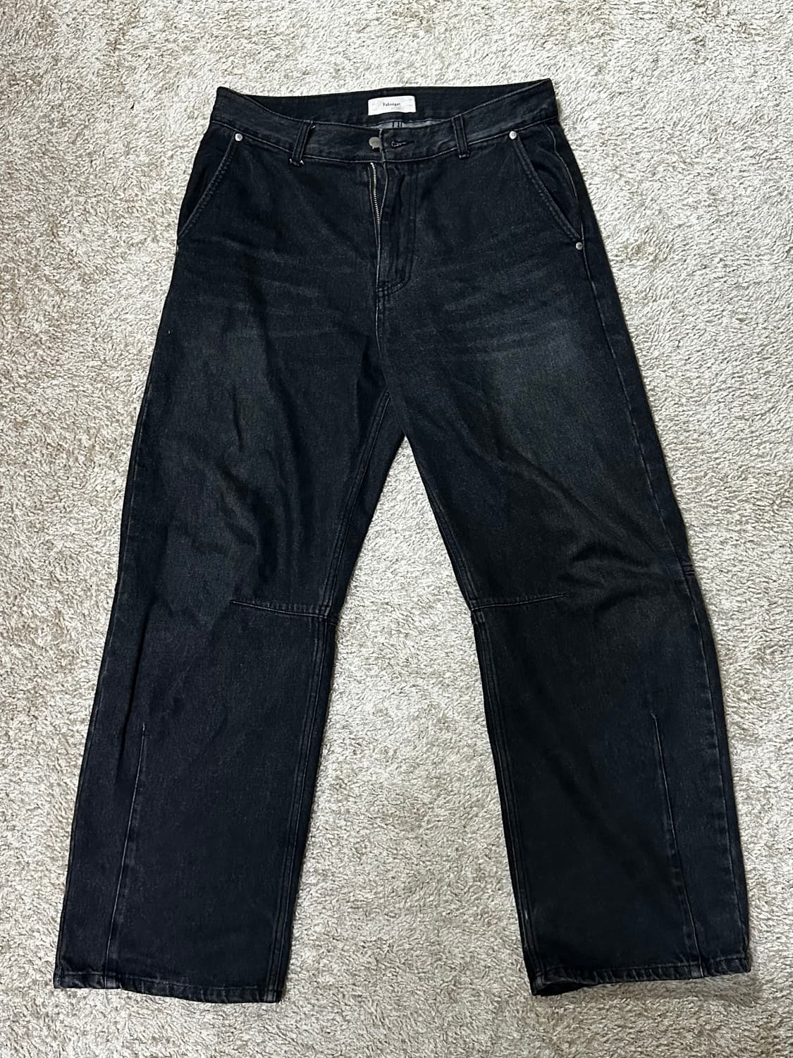 파브레가 빅터 커브드 데님 블랙 상품이미지1