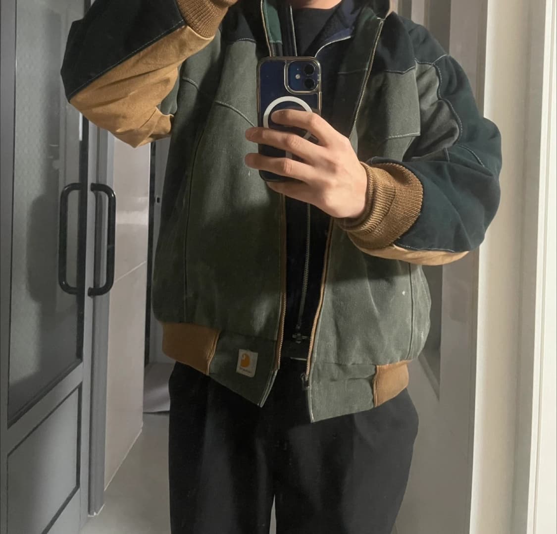 칼하트 컬러블록 후드자켓 상품이미지3