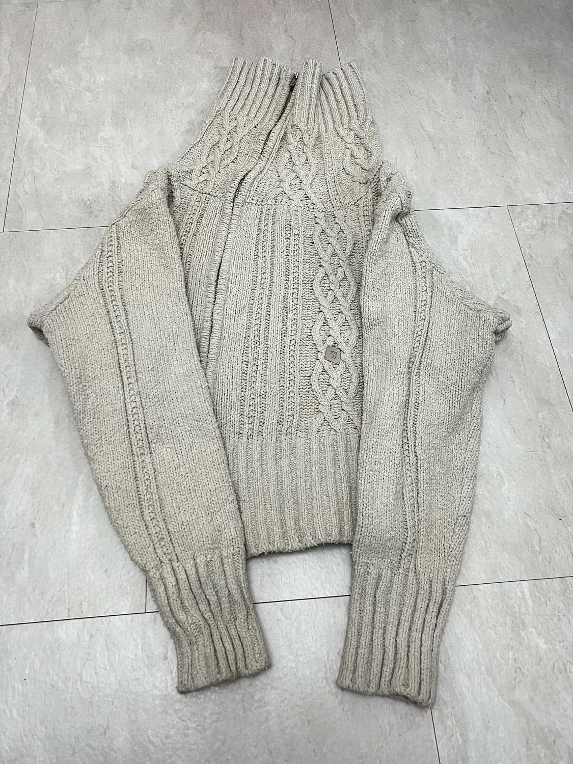 트리밍버드 투웨이 니트집업 상품이미지2