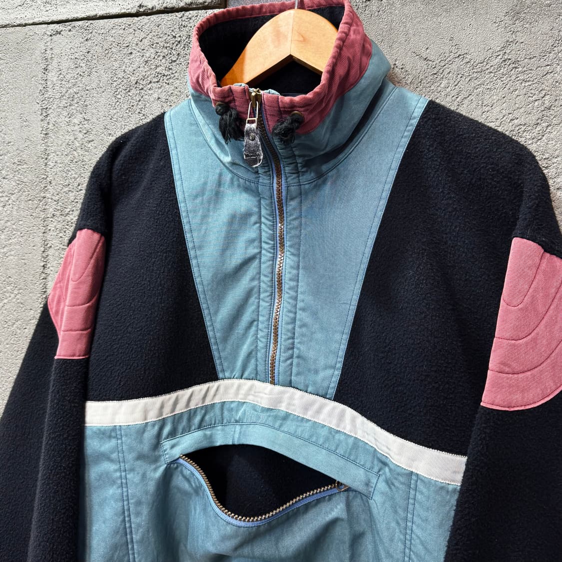 90s 엘레쎄 제팬 반집업 후리스 (L)   상품이미지2