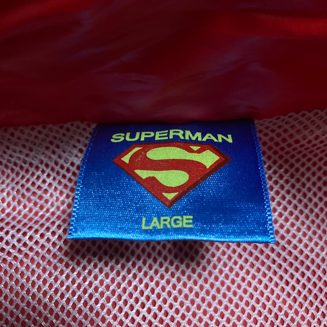 빈티지 페라리 빅로고 레드 유광 바람막이 상품이미지4