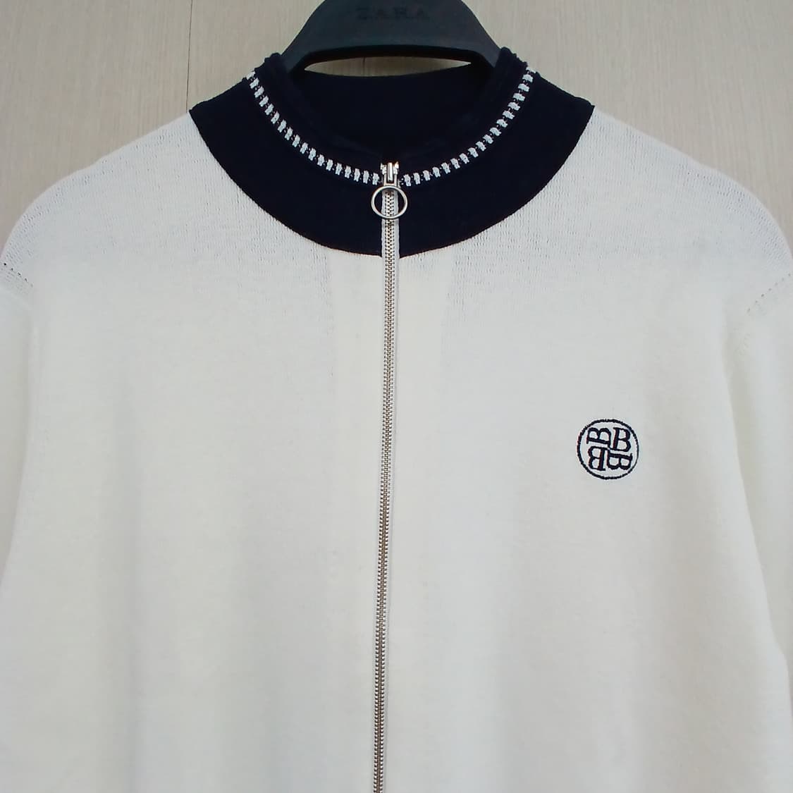 BCBG 화이트 니트 집업 가디건 상품이미지2