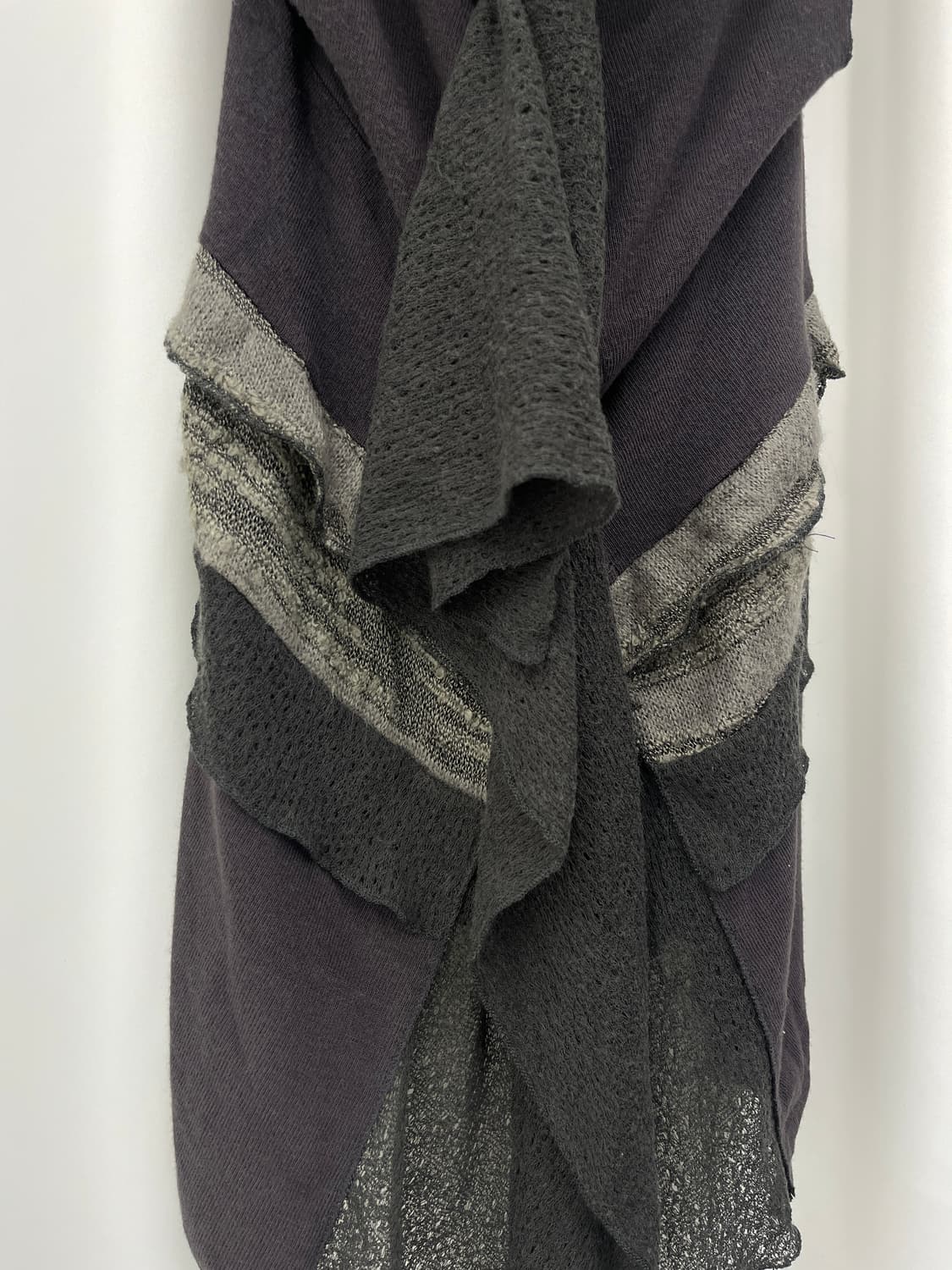 WUQUYU draped knit vest top 상품이미지5